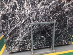 Black and White Marble Slab