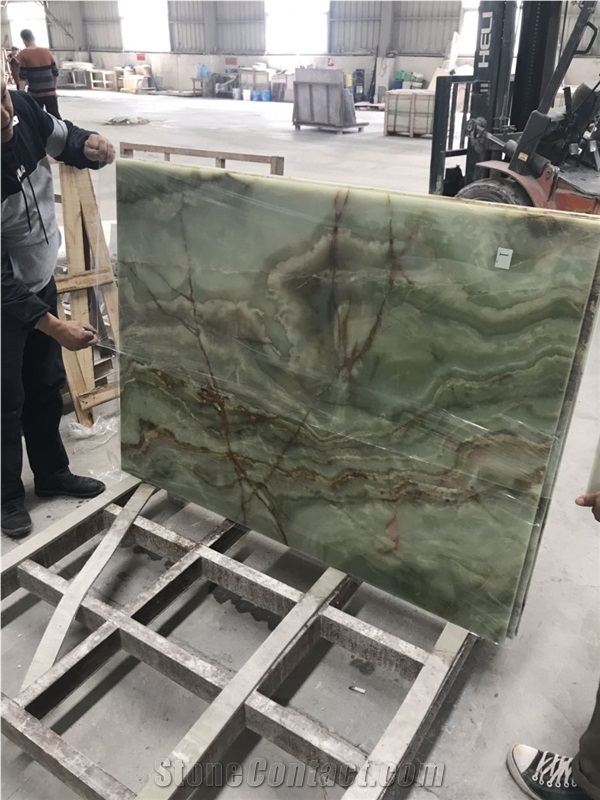 Green Onyx Slab