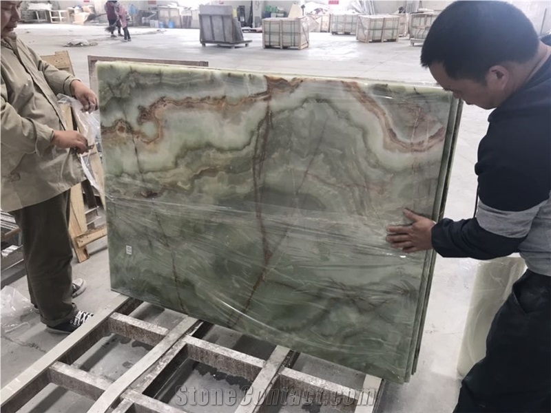 Green Onyx Slab