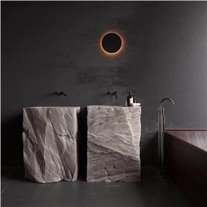 Marble Basins with Natural Surface