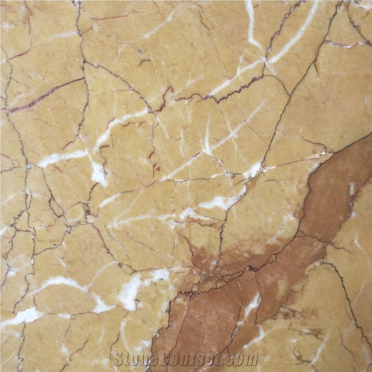 China Polished Karen Gold Marble Slab