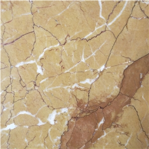 China Polished Karen Gold Marble Slab