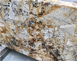 Delicatus Gold Granite Kitchen Bar Top