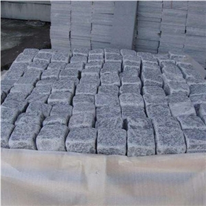 Drak Grey G654 Granite Cube Stone