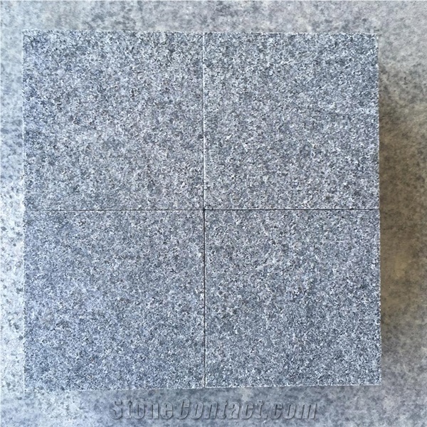 Drak Grey G654 Granite Cube Stone