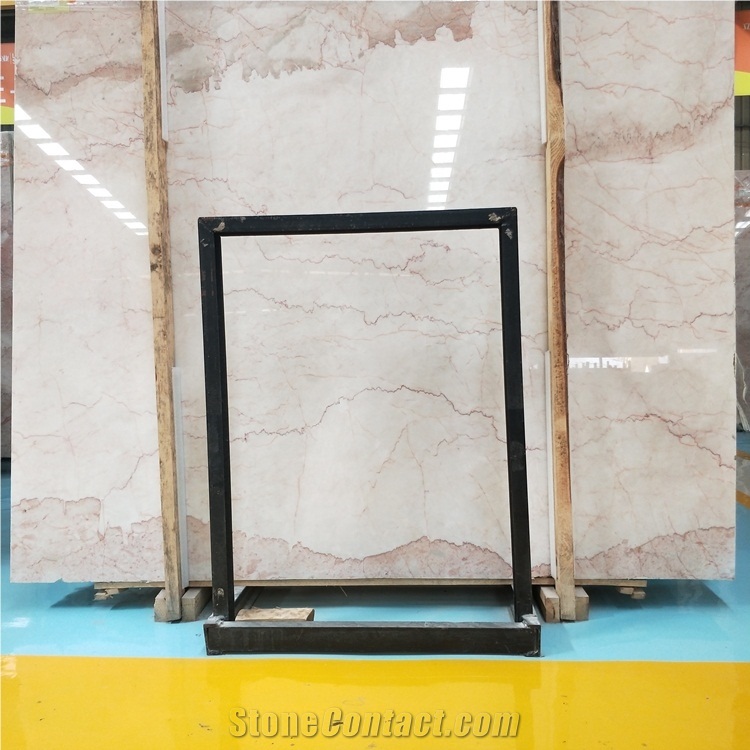French White and Pink Jade Stone
