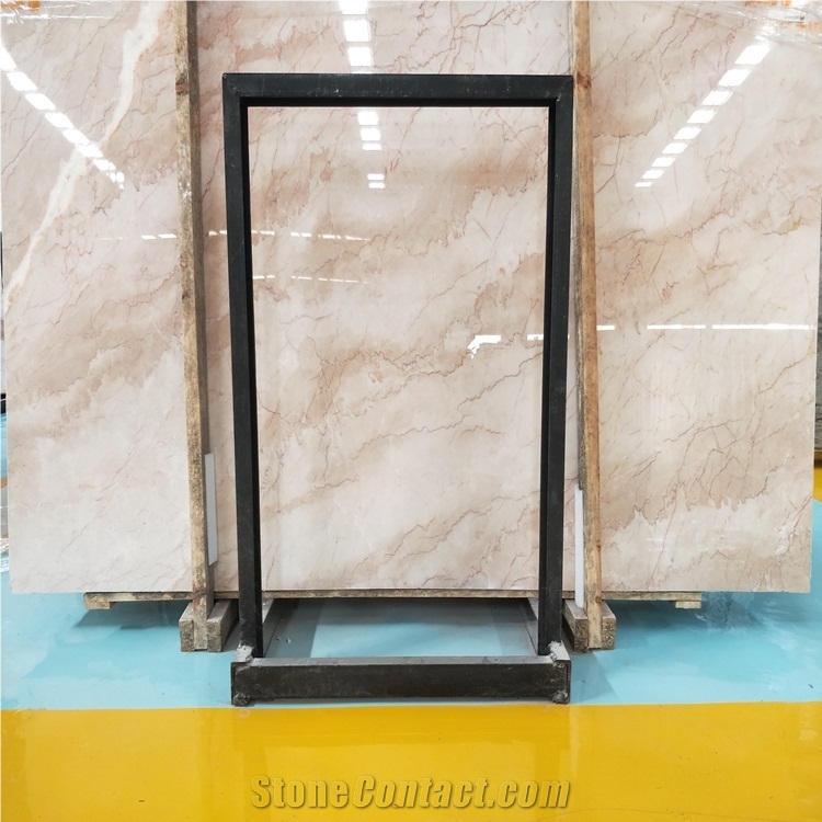 French White and Pink Jade Stone