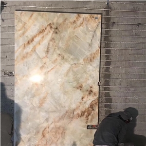 Golden Silk Ice Jade Marble