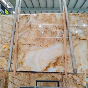 Golden Silk Ice Jade Marble