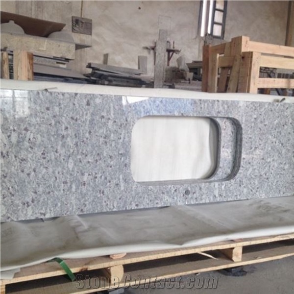 Moon White Granite Kitchen Countertop
