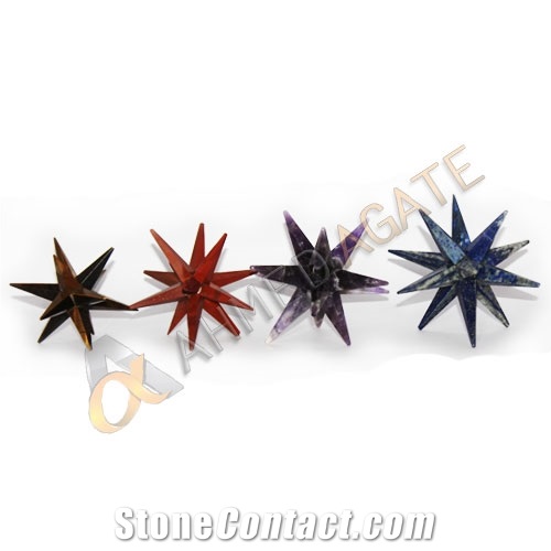 Crystal Merkaba Star Agate Gemstone