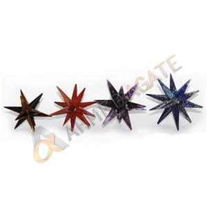 Crystal Merkaba Star Agate Gemstone