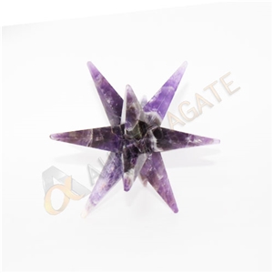 Crystal Merkaba Star Agate Gemstone