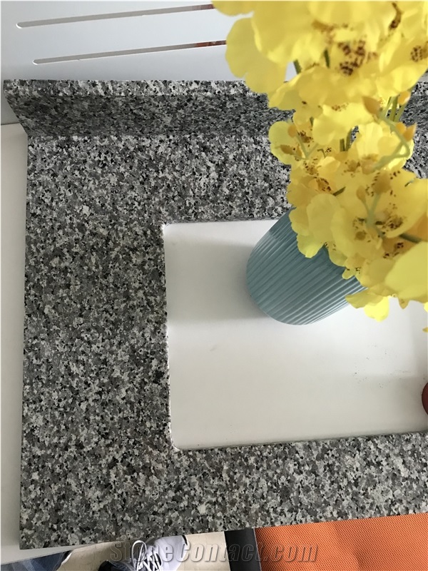 Swan White Granite Bathroom Vanity Tops,Bath Tops