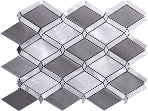 Colorful Square Shape Stainless Mosaic