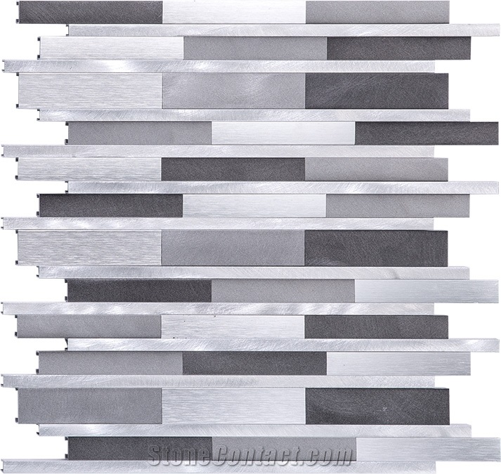 Colorful Square Shape Stainless Mosaic
