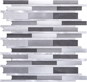 Colorful Square Shape Stainless Mosaic