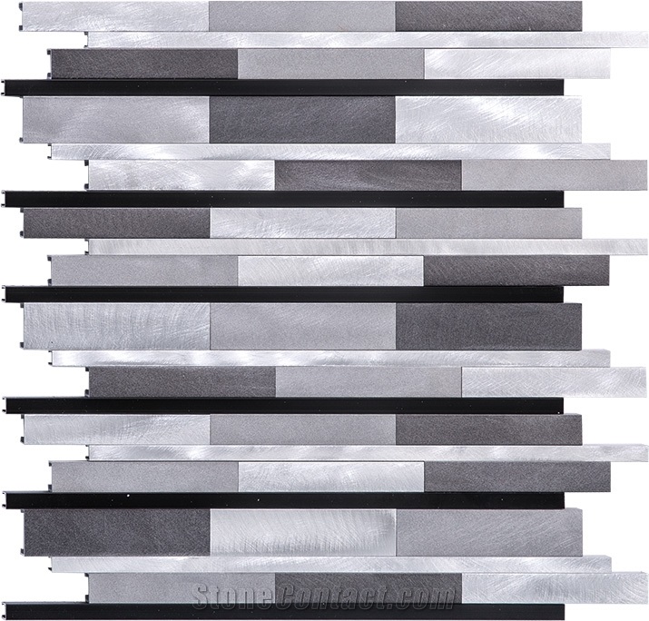 Colorful Square Shape Stainless Mosaic