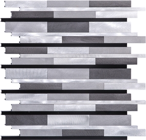 Colorful Square Shape Stainless Mosaic
