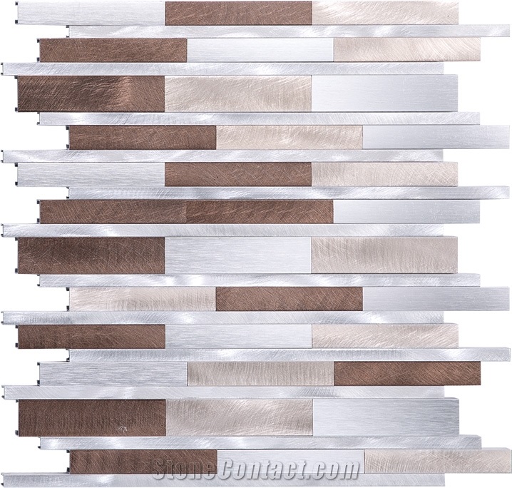 Colorful Square Shape Stainless Mosaic