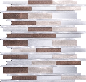 Colorful Square Shape Stainless Mosaic