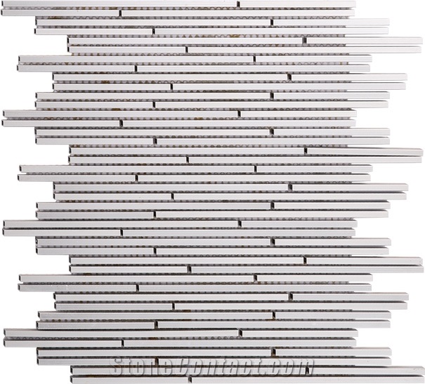 High Quality Linear Stainless Steel Mosaic