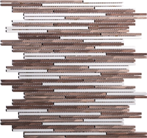 High Quality Linear Stainless Steel Mosaic