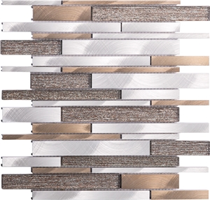 High Quality Linear Stainless Steel Mosaic