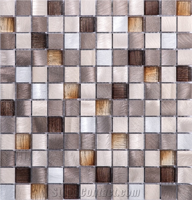 Metal Mosaic Straight Line Mosaic