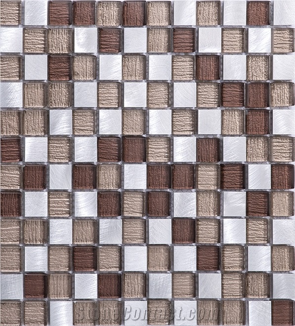 Metal Mosaic Straight Line Mosaic
