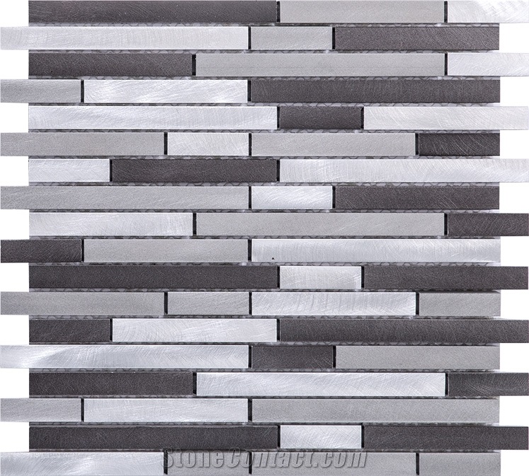 Metal Mosaic Straight Line Mosaic