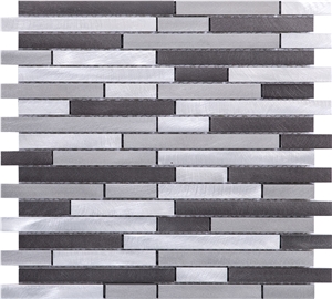 Metal Mosaic Straight Line Mosaic