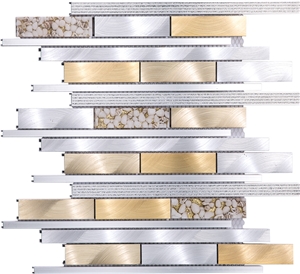 New Type Sell Well Aluminum Golden Silver Mosaic