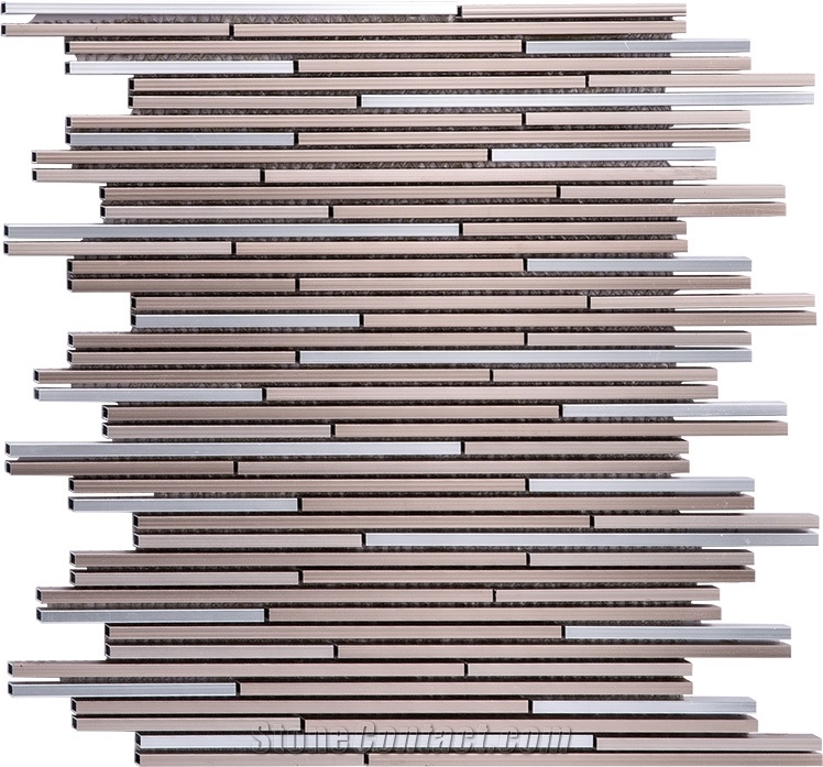 New Type Sell Well Aluminum Golden Silver Mosaic