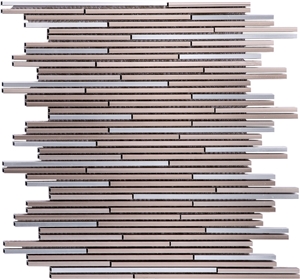 New Type Sell Well Aluminum Golden Silver Mosaic