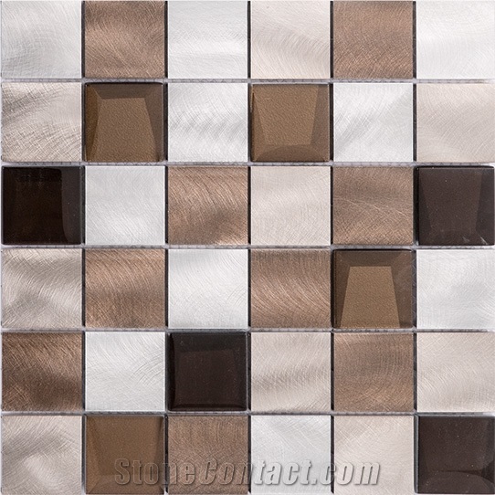 Random Strip Aluminum Shaped Wall Tile