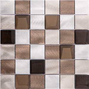 Random Strip Aluminum Shaped Wall Tile