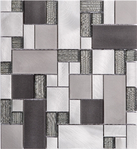 Random Strip Aluminum Shaped Wall Tile