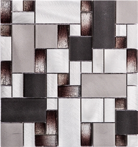 Random Strip Aluminum Shaped Wall Tile