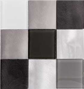 Random Strip Aluminum Shaped Wall Tile