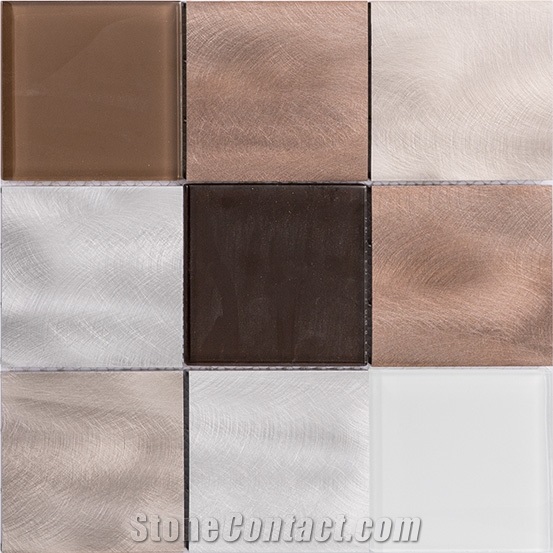Random Strip Aluminum Shaped Wall Tile