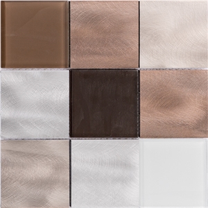 Random Strip Aluminum Shaped Wall Tile