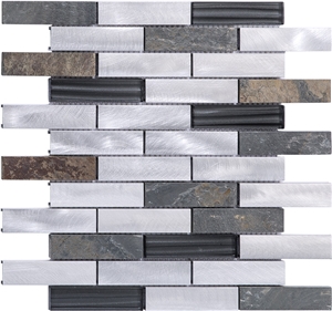 Stainless Steel Kitchen 3d Mosaic Tile