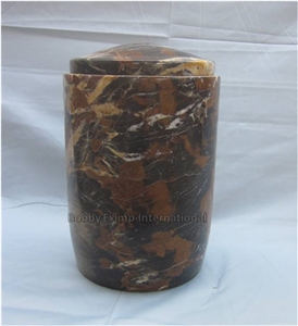 Gold Black Marble Cremation Urns