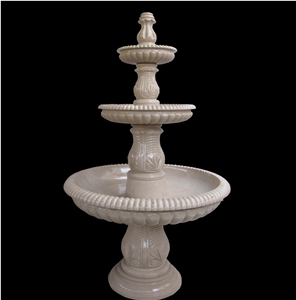 Verona Beige Marble Garden Fountains