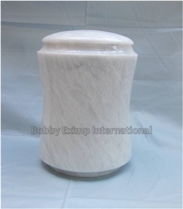 Ziarat White Marble Cremation Urn