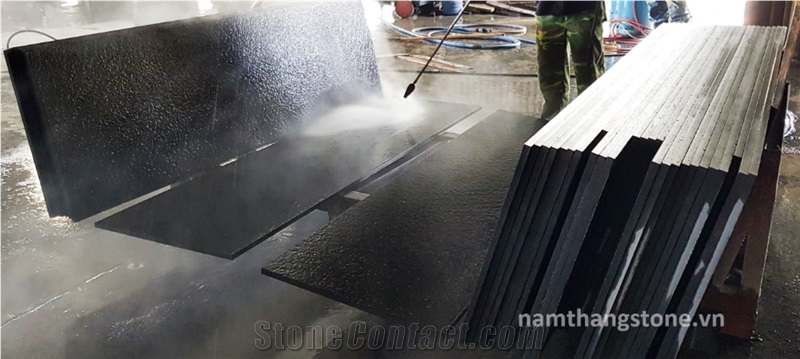 Black Basalt Flamed & Waterjet