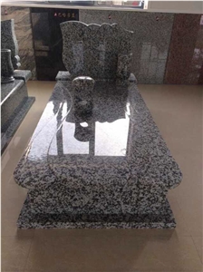 G439 White Granite Tombstone