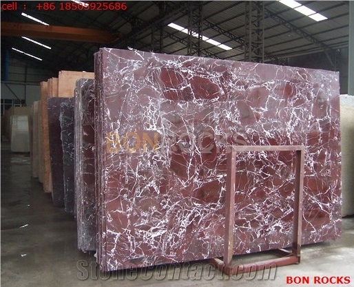 Rosso Levanto Marble Slabs for Tiles
