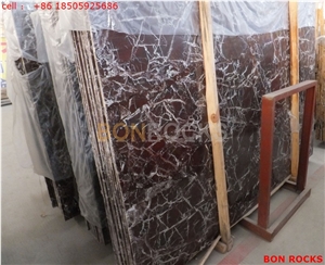 Rosso Levanto Marble Slabs for Tiles